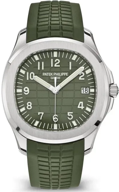 Patek Philippe Aquanaut 5168G-010 42mm White gold Green