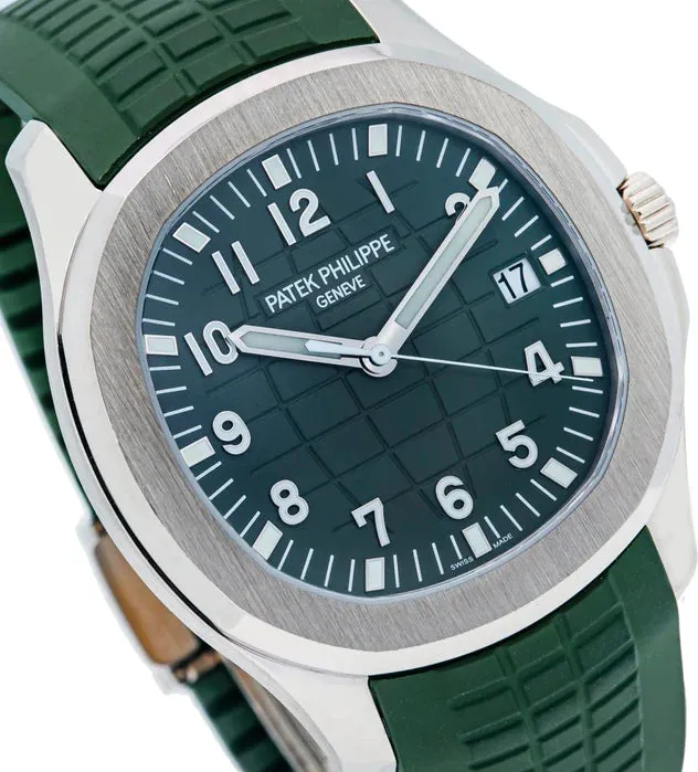 Patek Philippe Aquanaut 5168G-010 42mm White gold Green 1