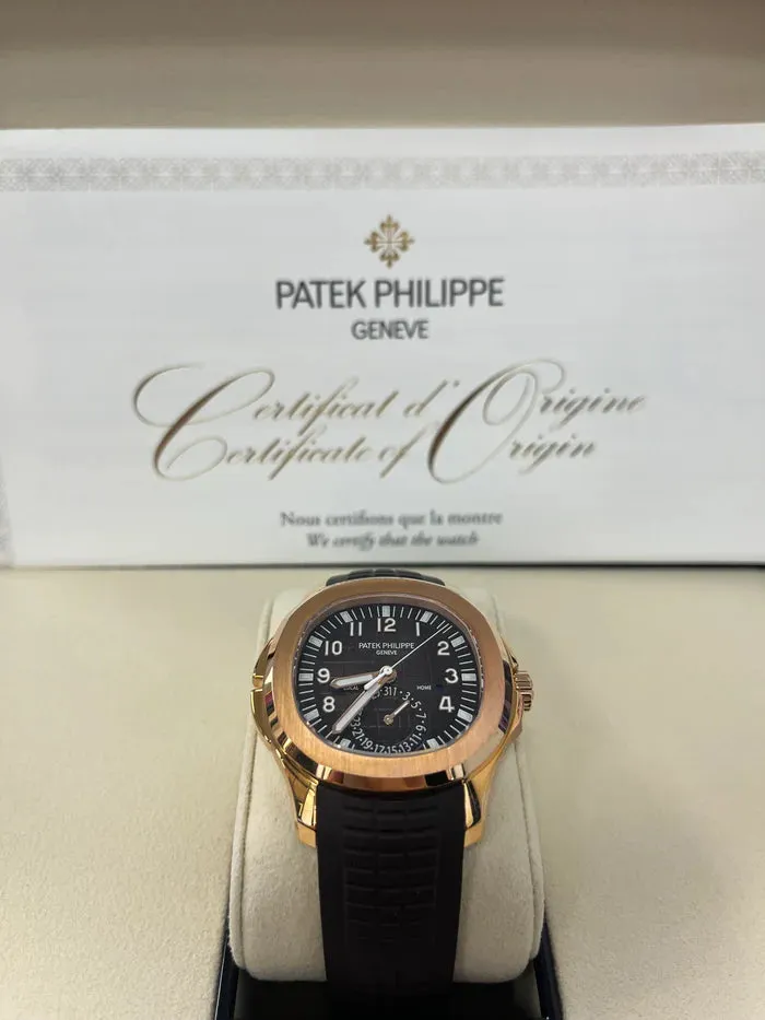 Patek Philippe Aquanaut 5164R-001 40mm Rose gold and 18k rose gold Brown 7