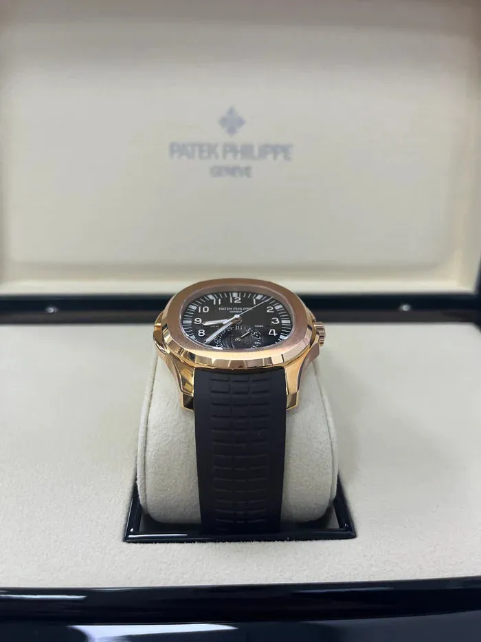 Patek Philippe Aquanaut 5164R-001 40mm Rose gold and 18k rose gold Brown 10