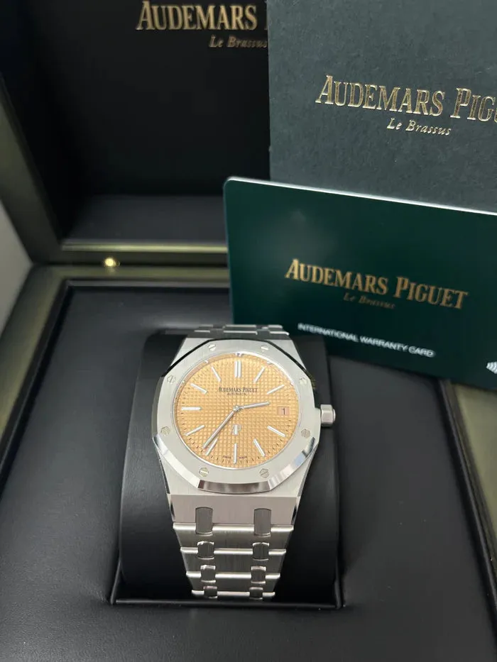 Audemars Piguet Royal Oak 15202BC.OO.1240BC.01 39mm White gold Golden 1