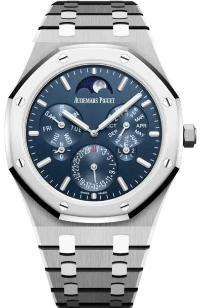 Audemars Piguet Royal Oak Perpetual Calendar 26586IP.OO.1240IP.01 2.89mm Titanium Blue