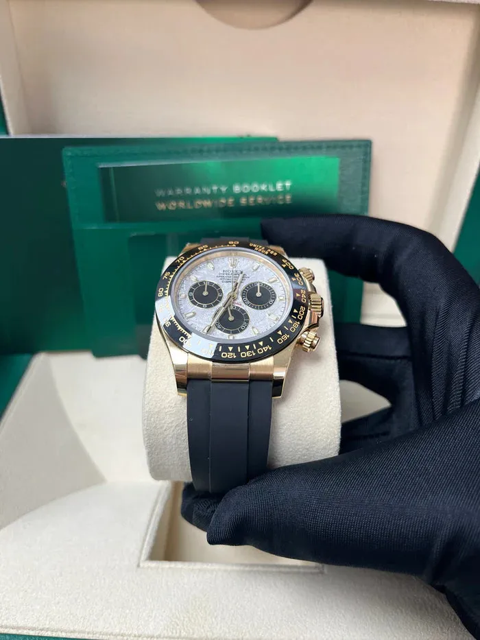 Rolex Daytona 116518LN 40mm Yellow gold and 18k yellow gold Meteorite 7