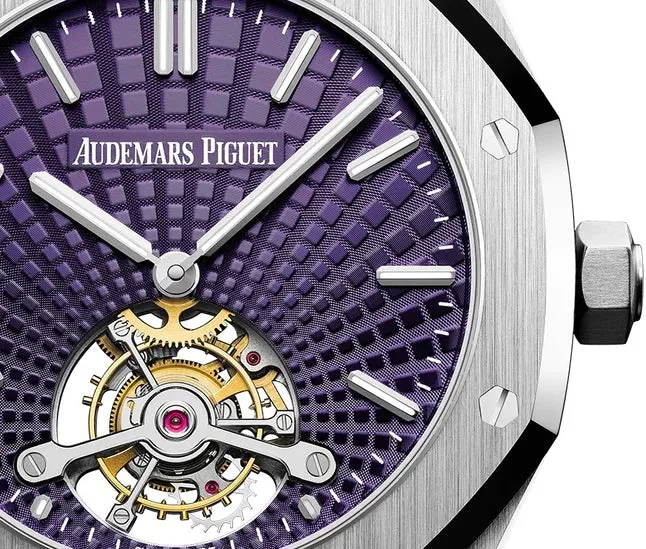 Audemars Piguet Royal Oak Tourbillon 26522ST.OO.1220ST.01 41mm Stainless steel Purple 13