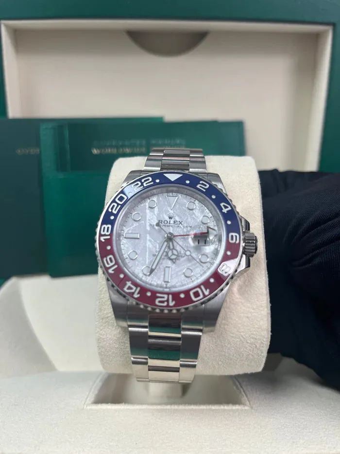 Rolex GMT-Master II 126719BLRO 40mm White gold and 18k white gold Meteorite 1