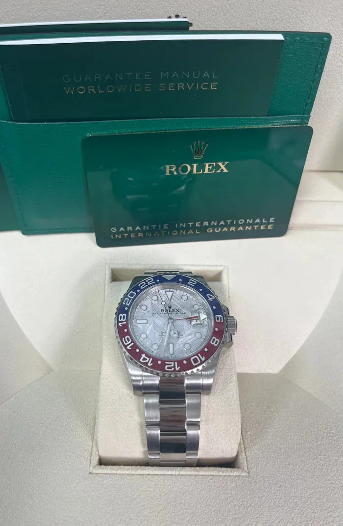 Rolex GMT-Master II 126719BLRO 40mm White gold and 18k white gold Meteorite 2