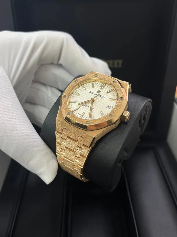 Audemars Piguet Royal Oak 15454OR.GG.1259OR.01 37mm 18K   Silver 3