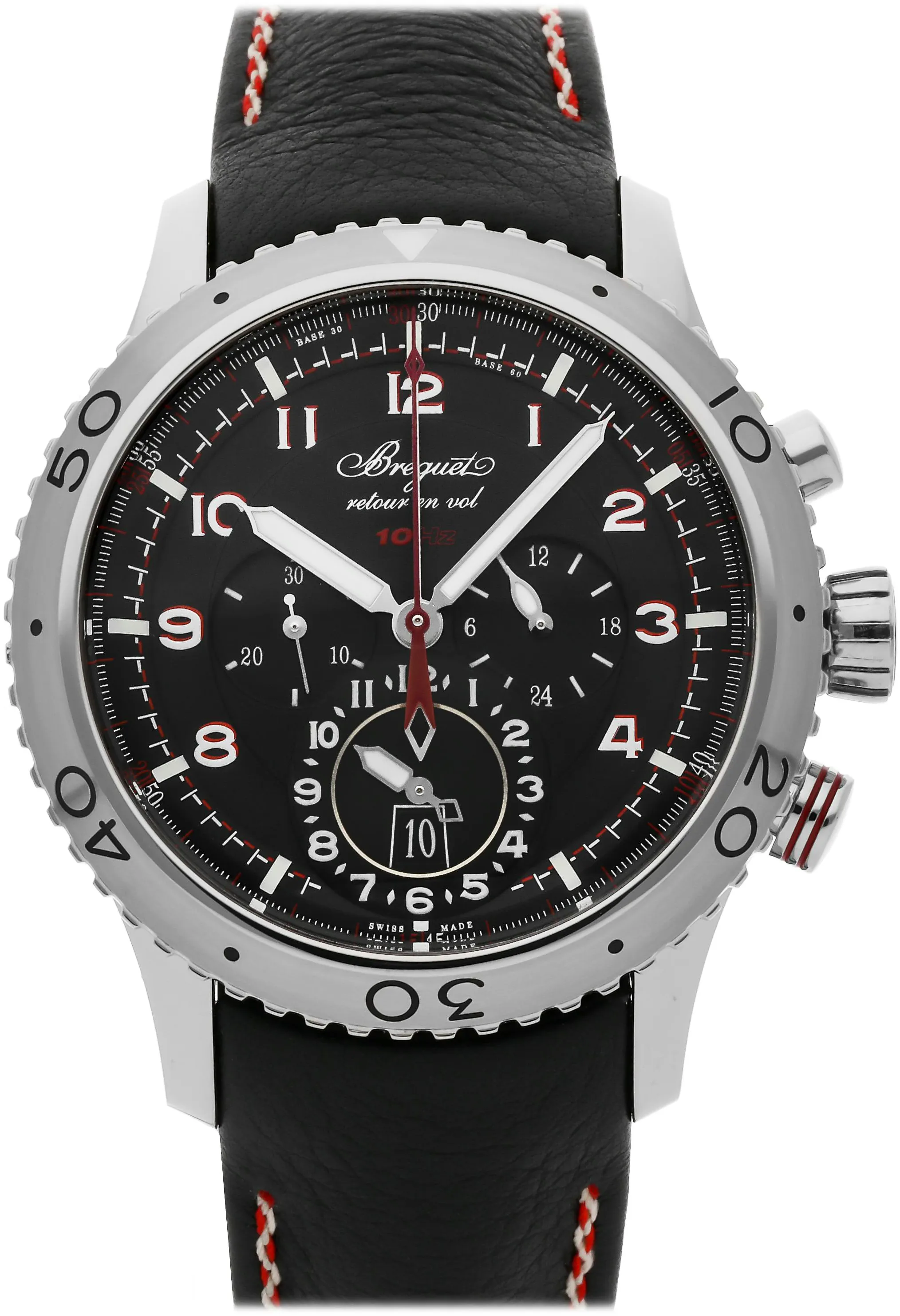 Breguet Type XX - XXI - XXII 3880ST/H2/3XV 44mm Stainless steel Black