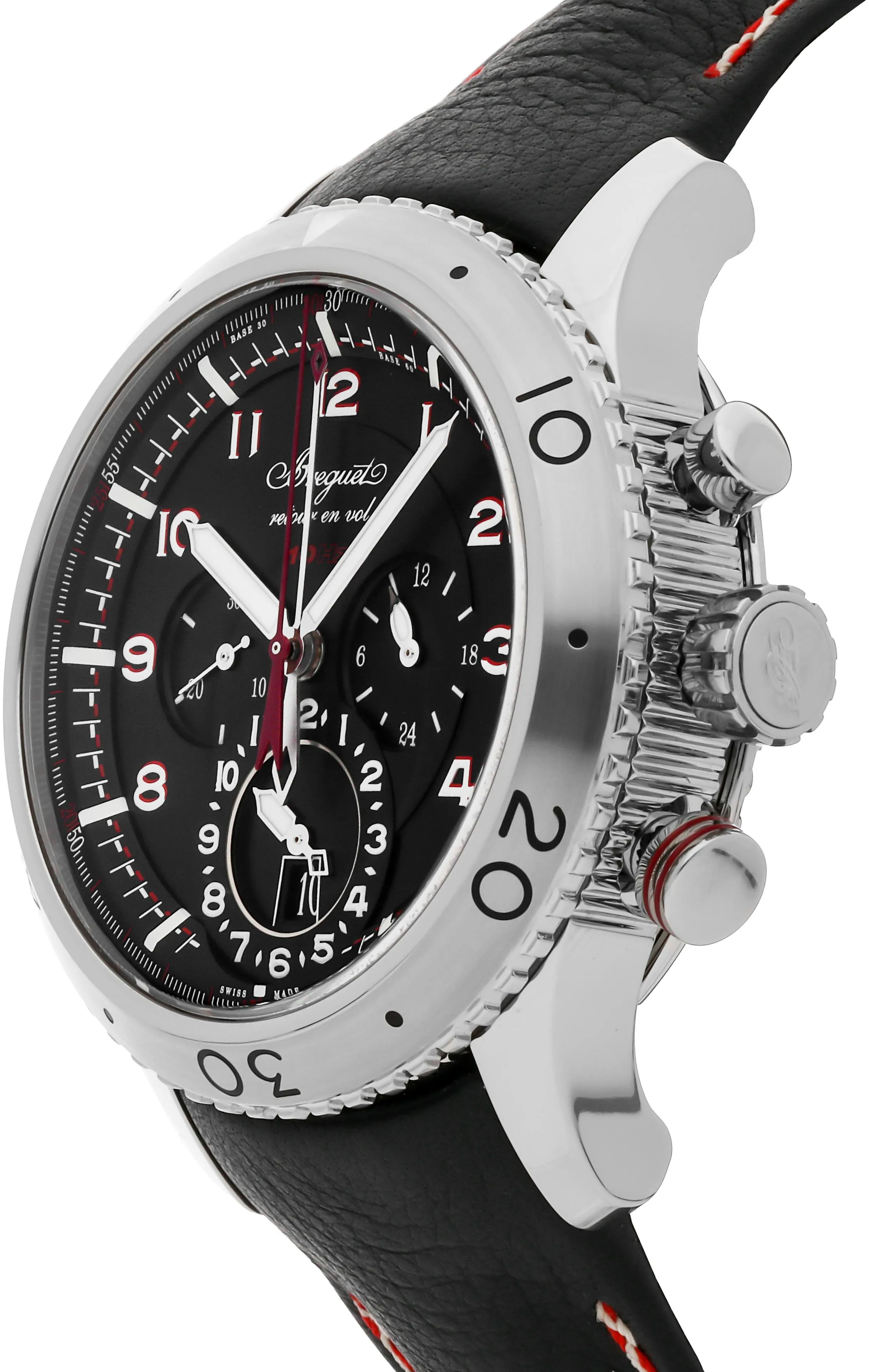 Breguet Type XX - XXI - XXII 3880ST/H2/3XV 44mm Stainless steel Black 1