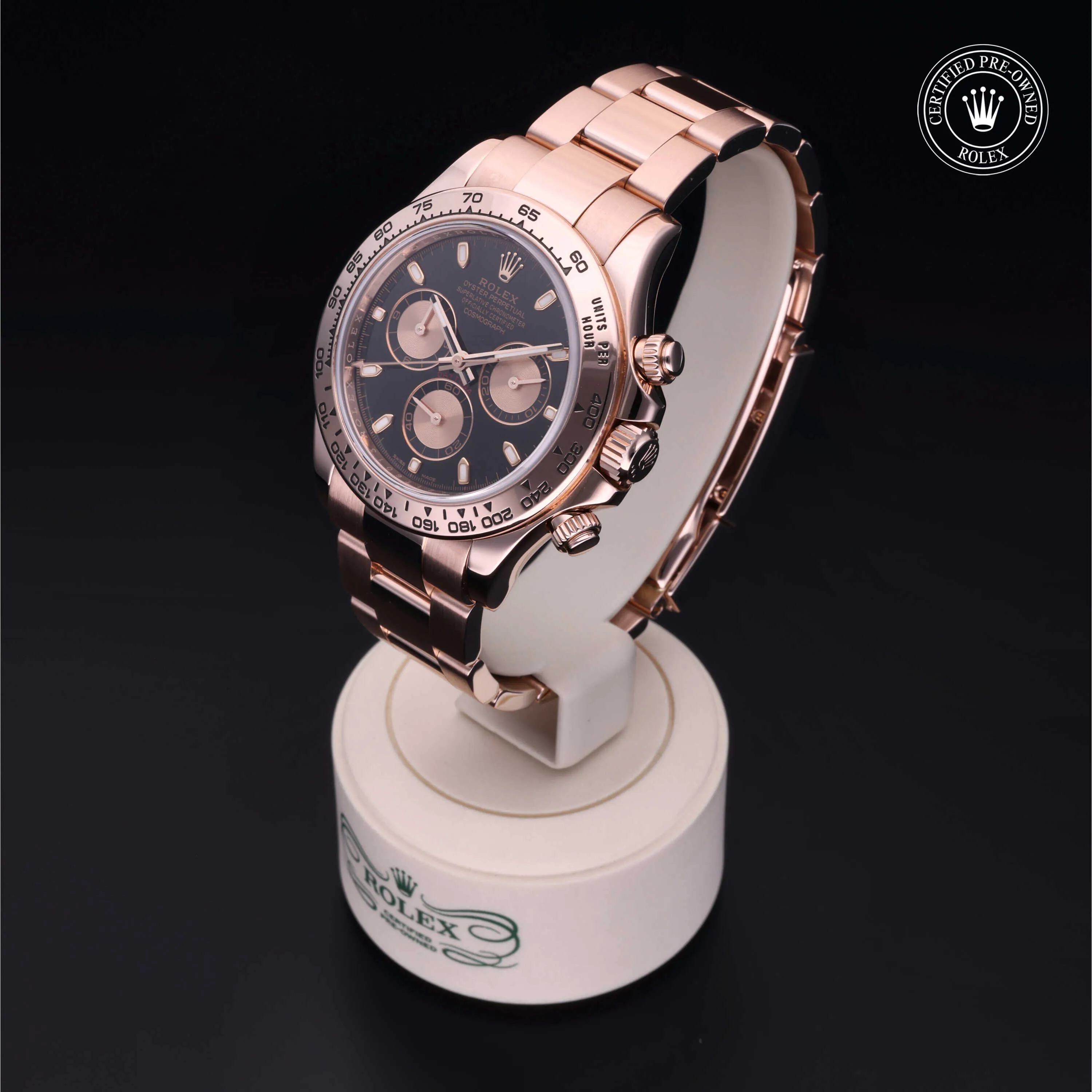 Rolex Daytona 116505 40mm Rose gold Black 2