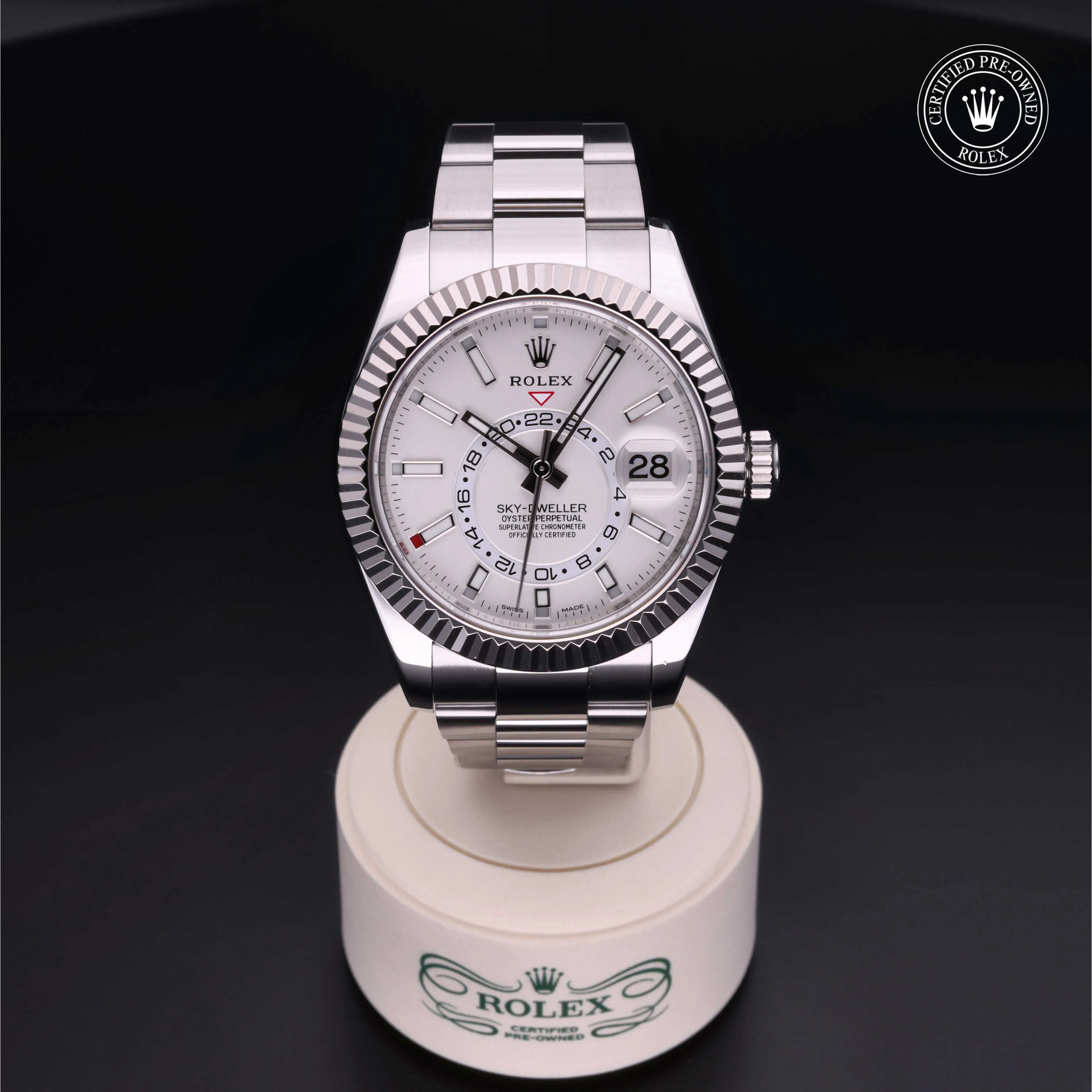 Rolex Sky-Dweller 326934 42mm Stainless steel White 1