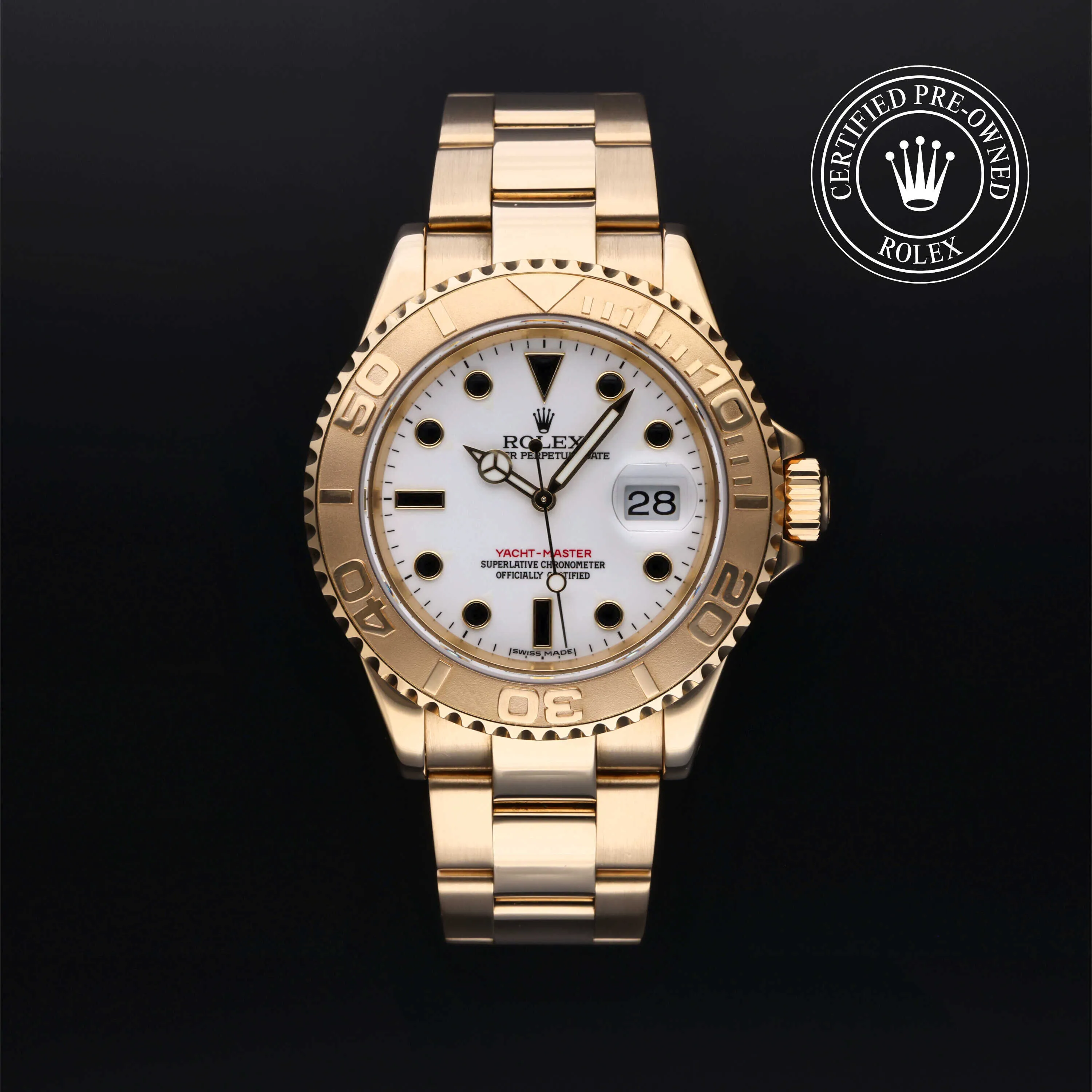 Rolex Yacht-Master 40 16628 40mm Yellow gold White