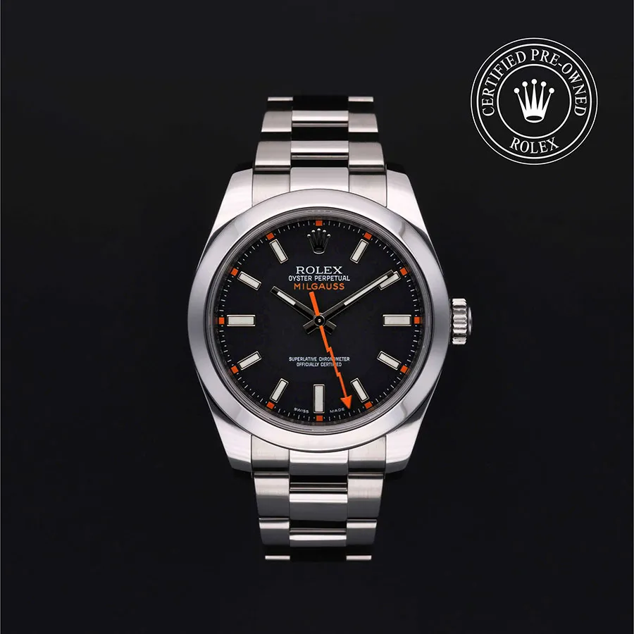 Rolex Milgauss 116400 40mm Oystersteel Black