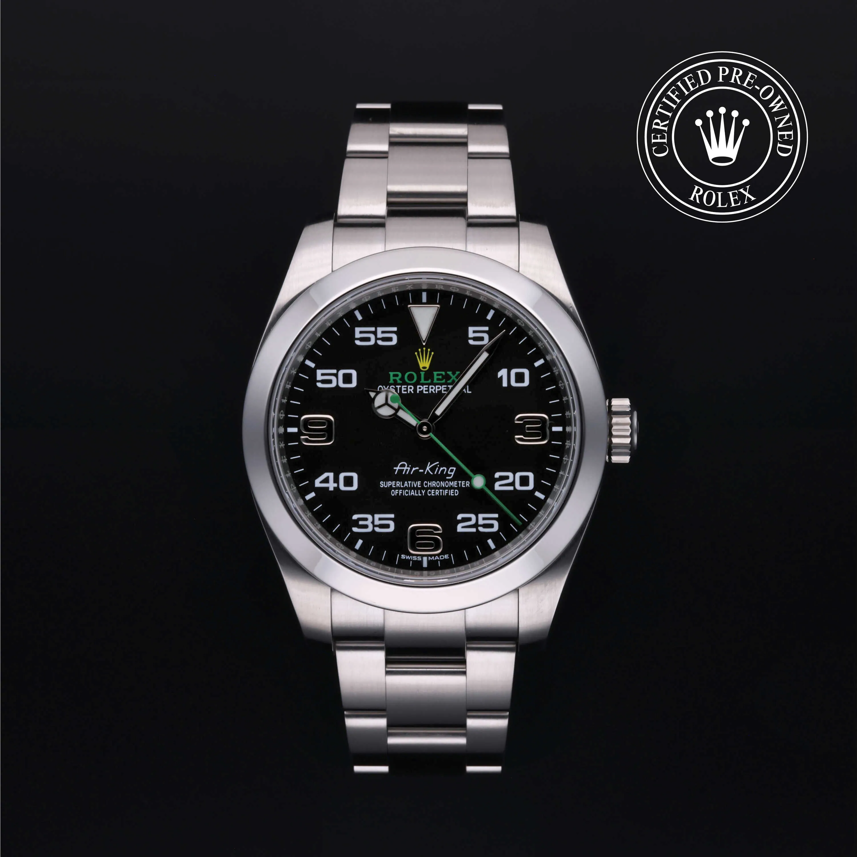 Rolex Air King 116900-0001 40mm Oystersteel Black