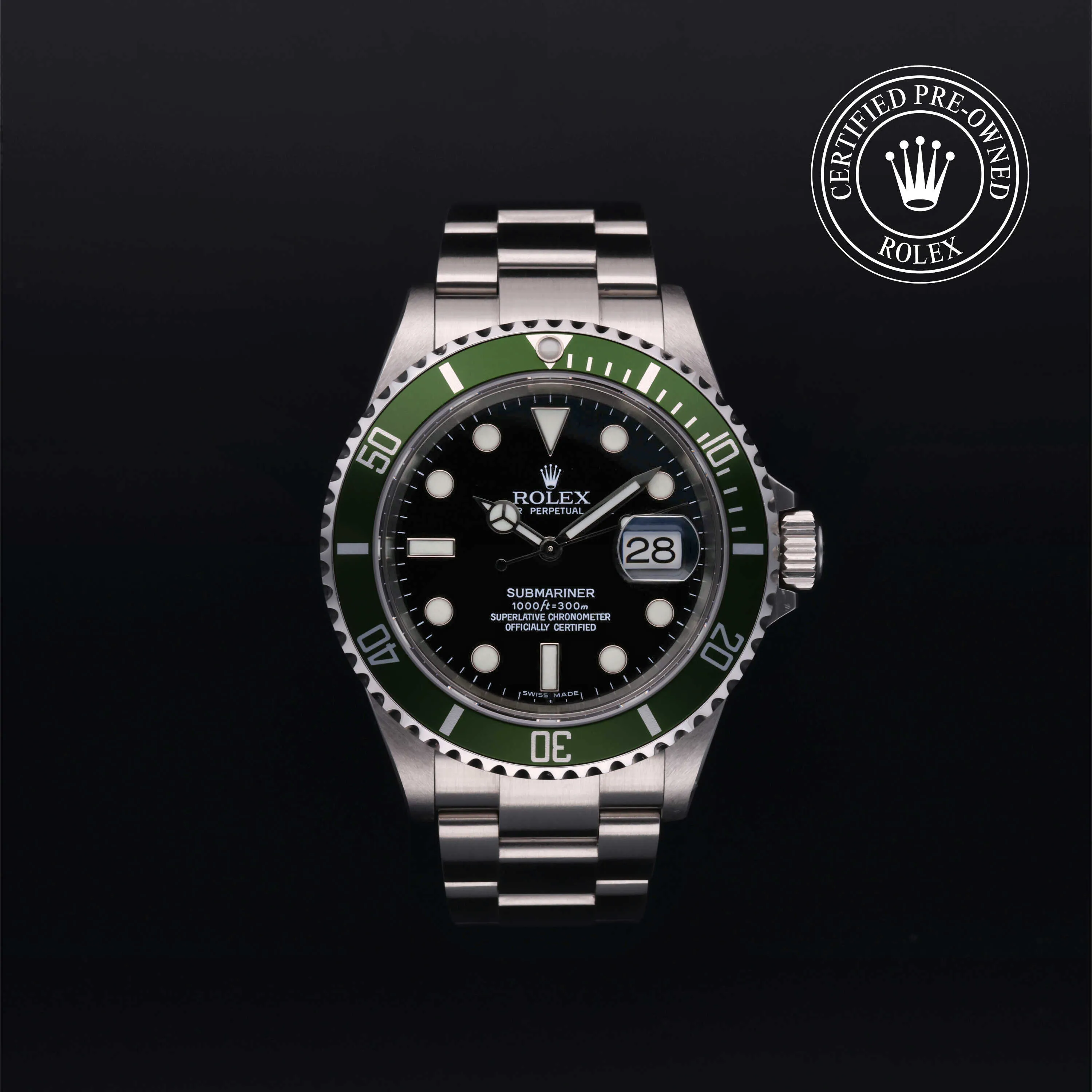 Rolex Submariner 16610LV 40mm Oystersteel Black