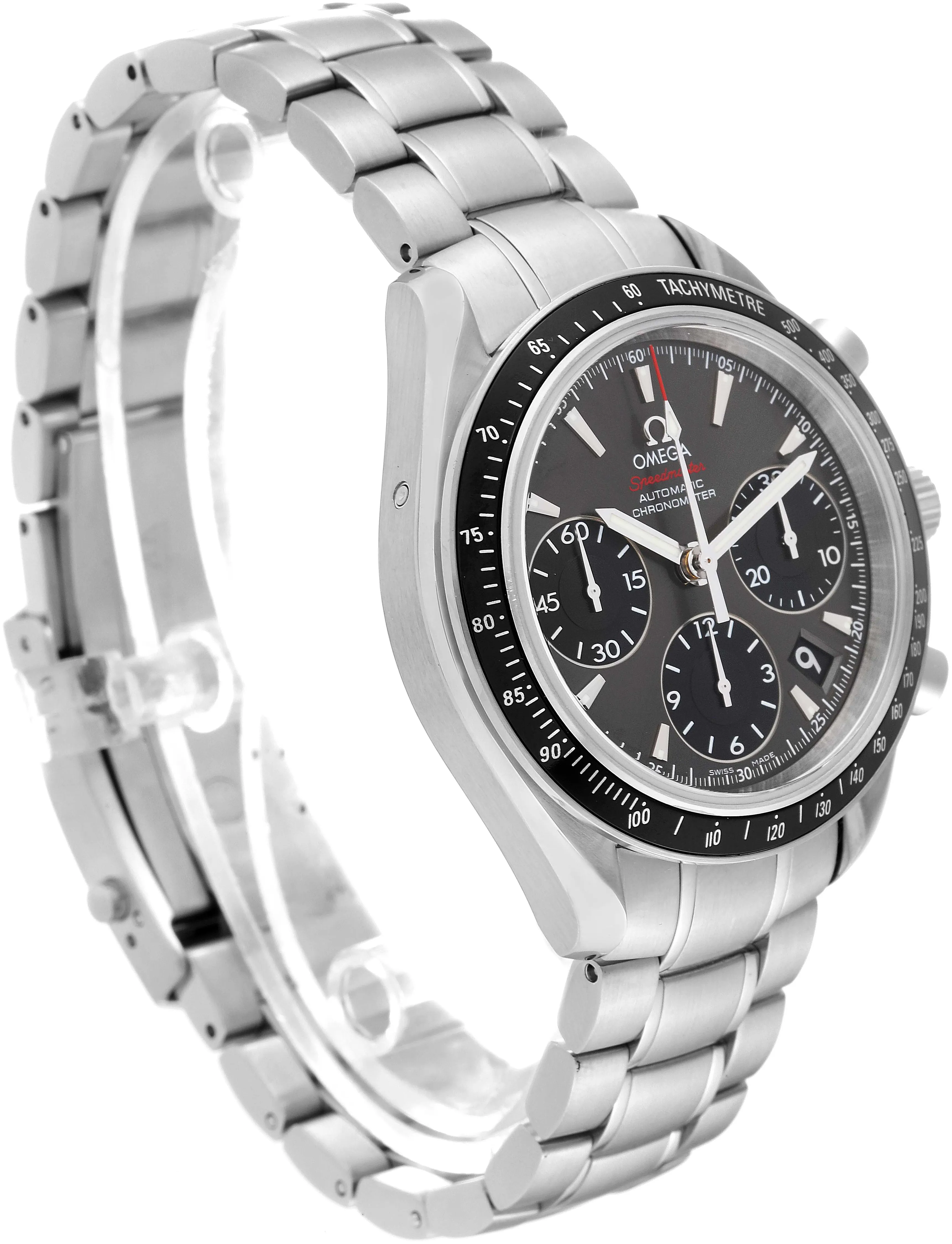 Omega Speedmaster Date 323.30.40.40.06.001 40mm Stainless steel Gray 3