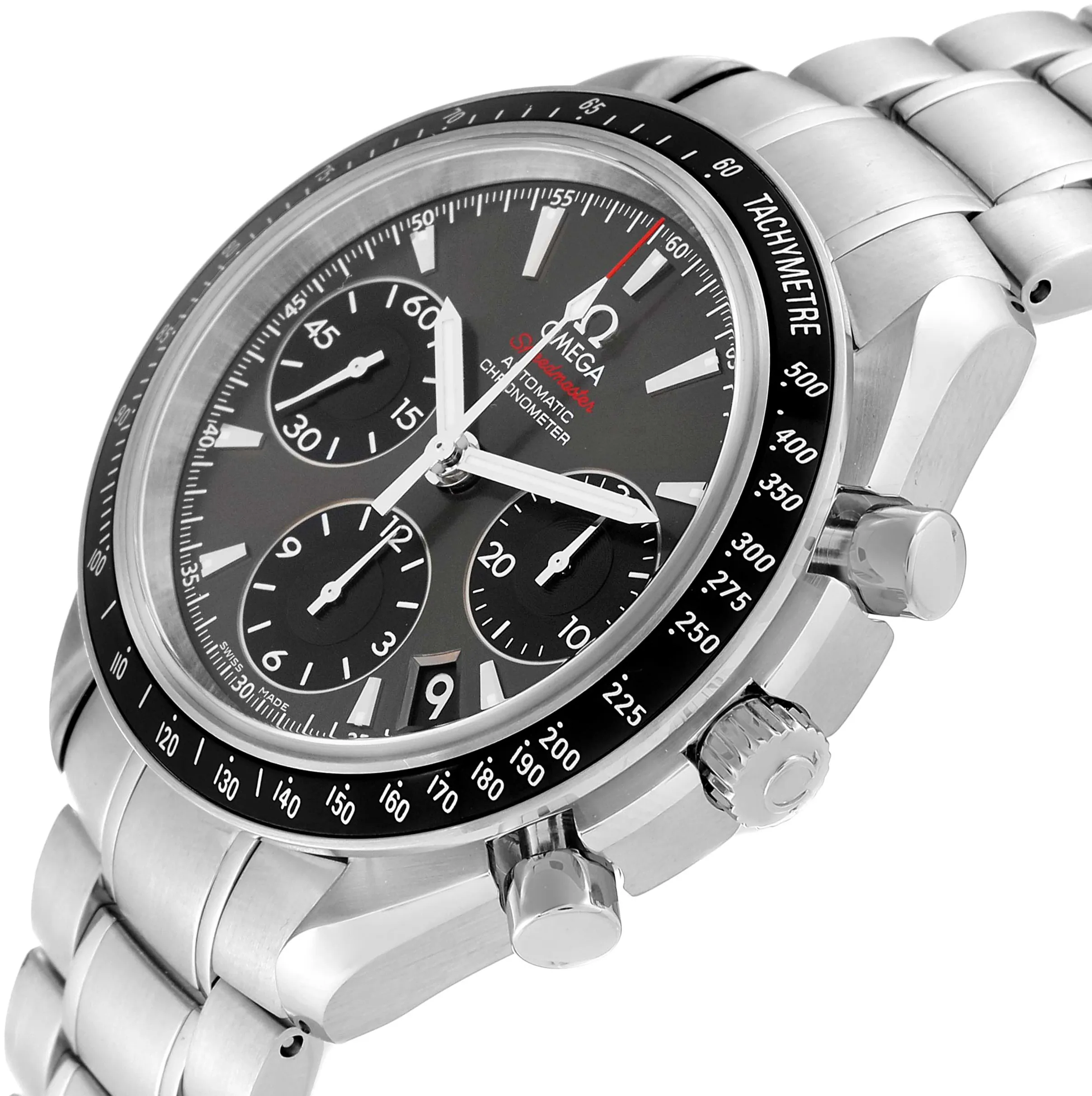 Omega Speedmaster Date 323.30.40.40.06.001 40mm Stainless steel Gray 5