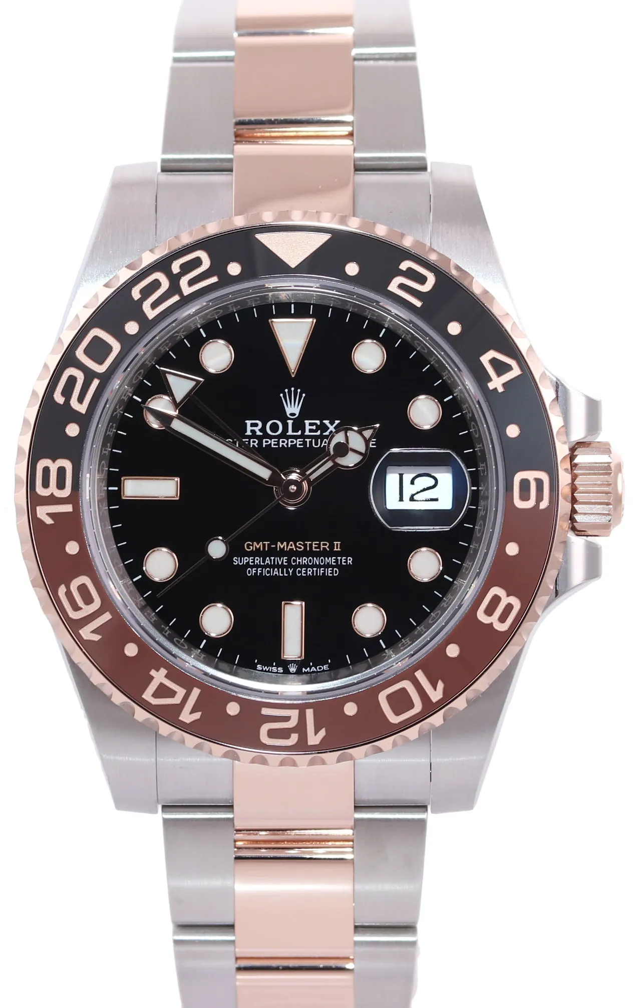 Rolex GMT-Master II 126711CHNR 40mm Rose gold and steel Black 1