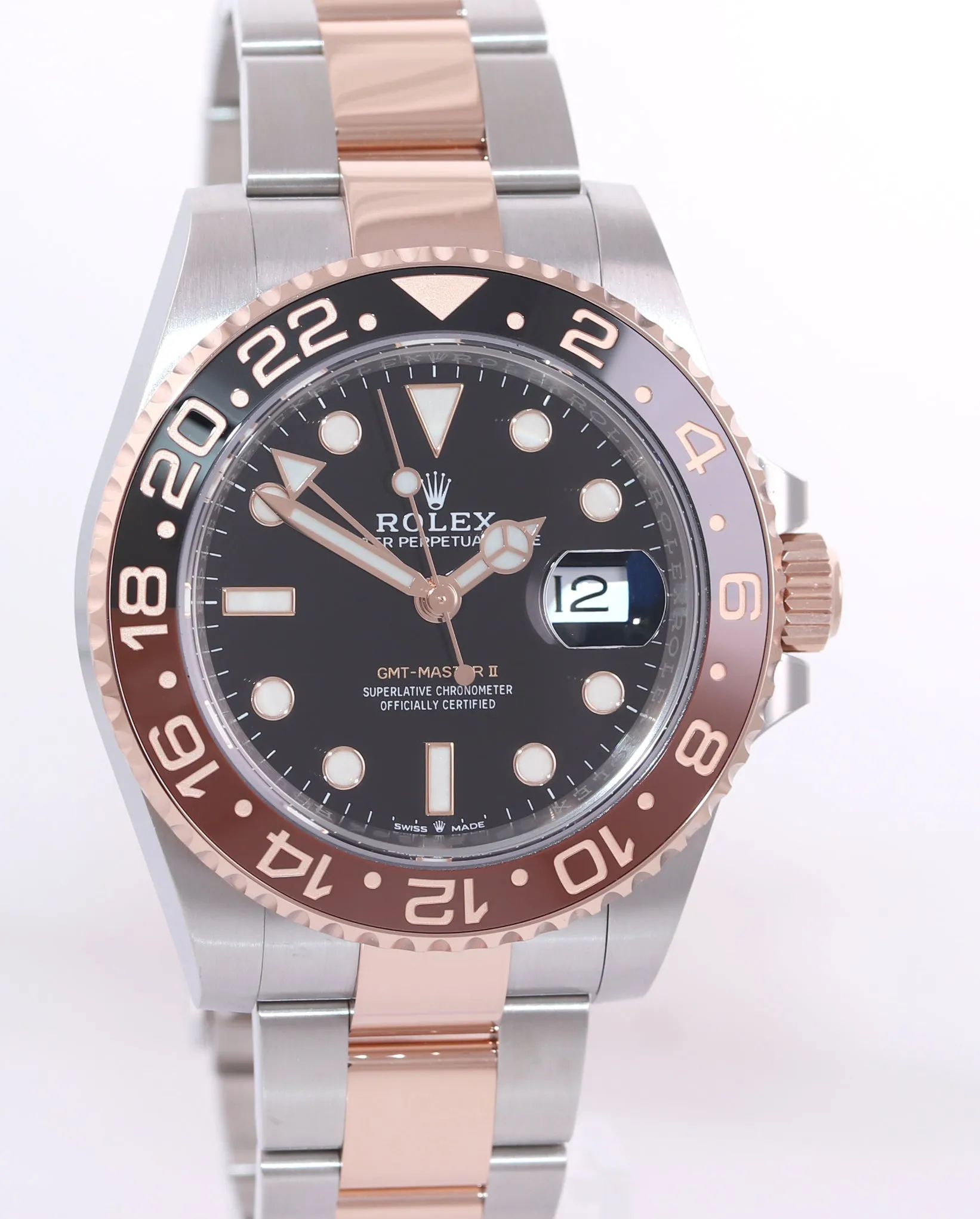 Rolex GMT-Master II 126711CHNR 40mm Rose gold and steel Black 2