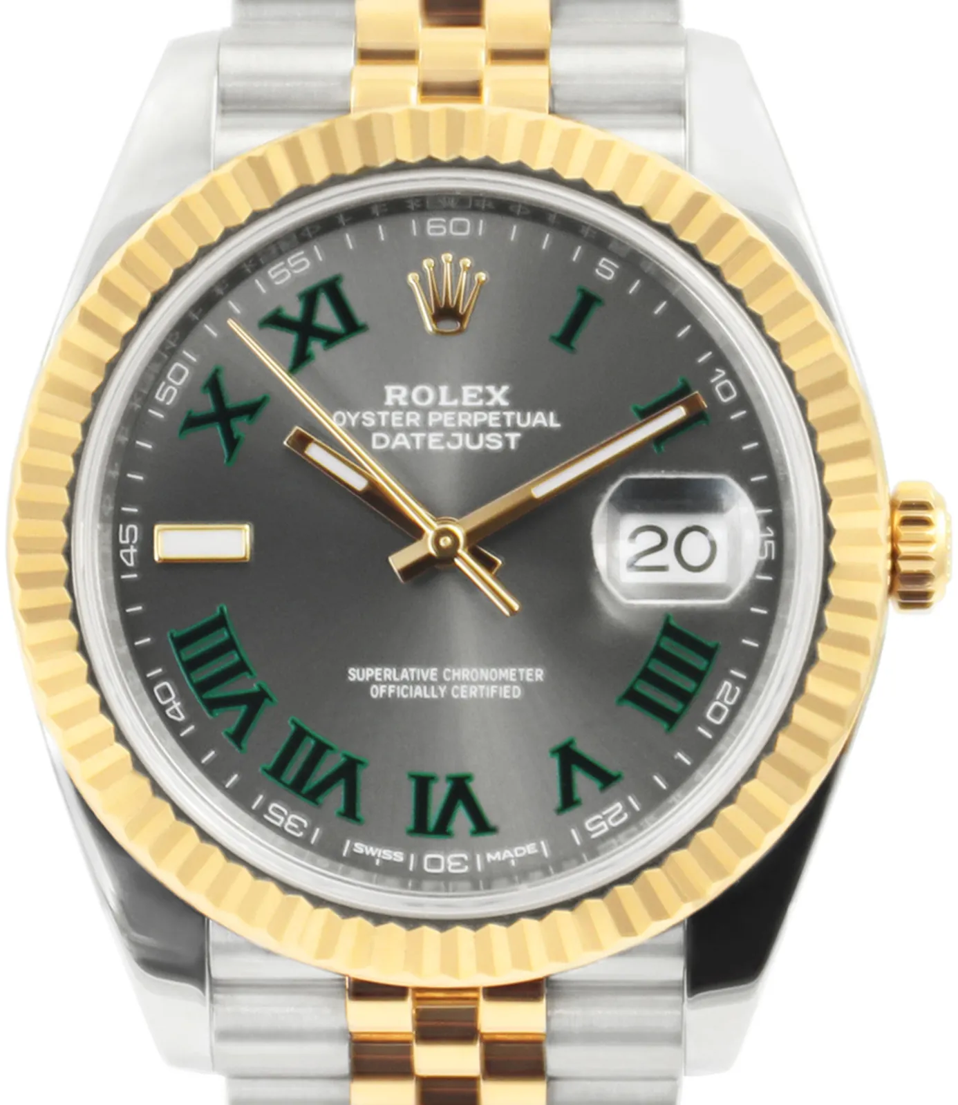 Rolex Datejust 41 126333 41mm Yellow gold and stainless steel •