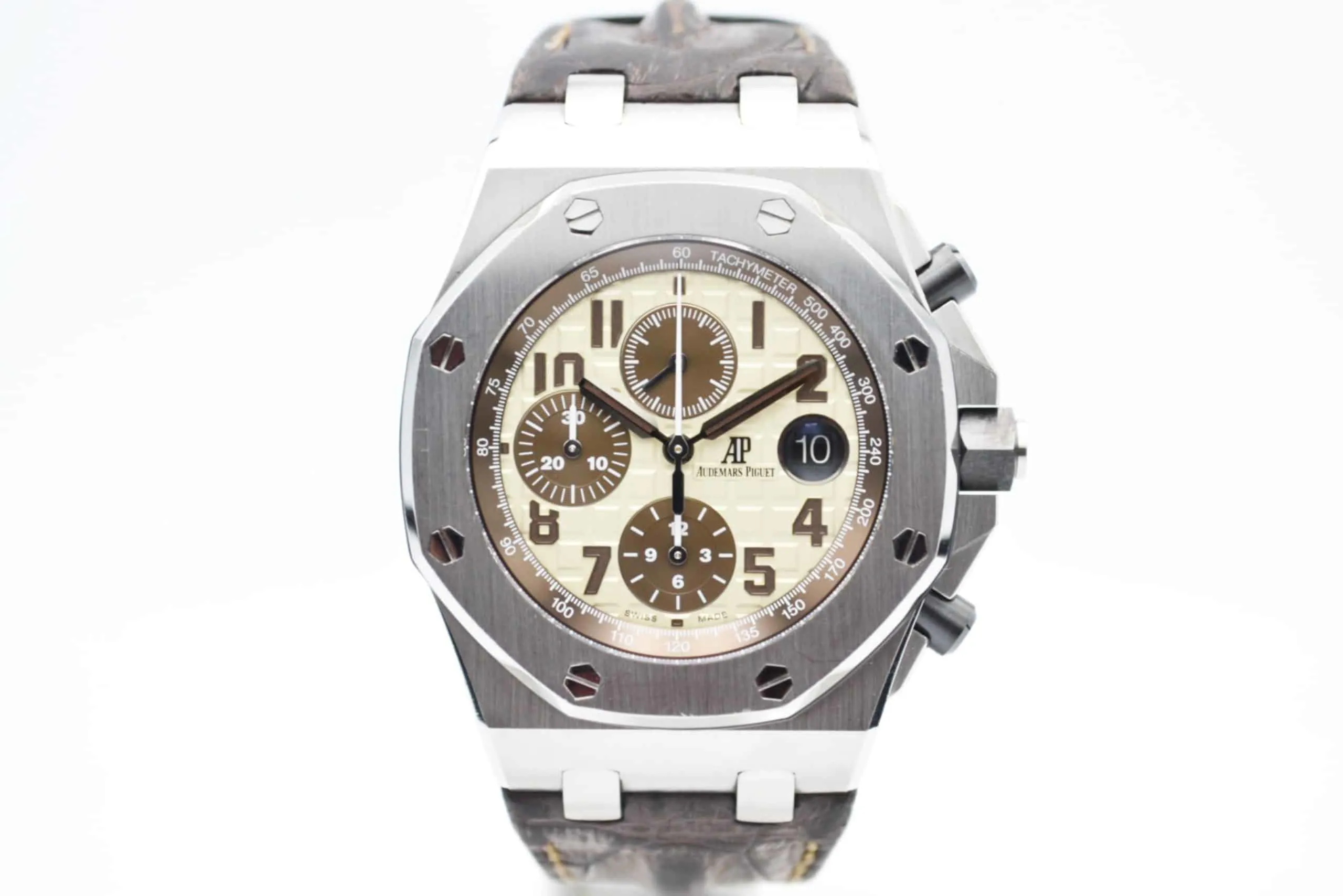 Audemars Piguet Royal Oak Offshore 26470ST.OO.A801CR.01 42mm Staal Beige