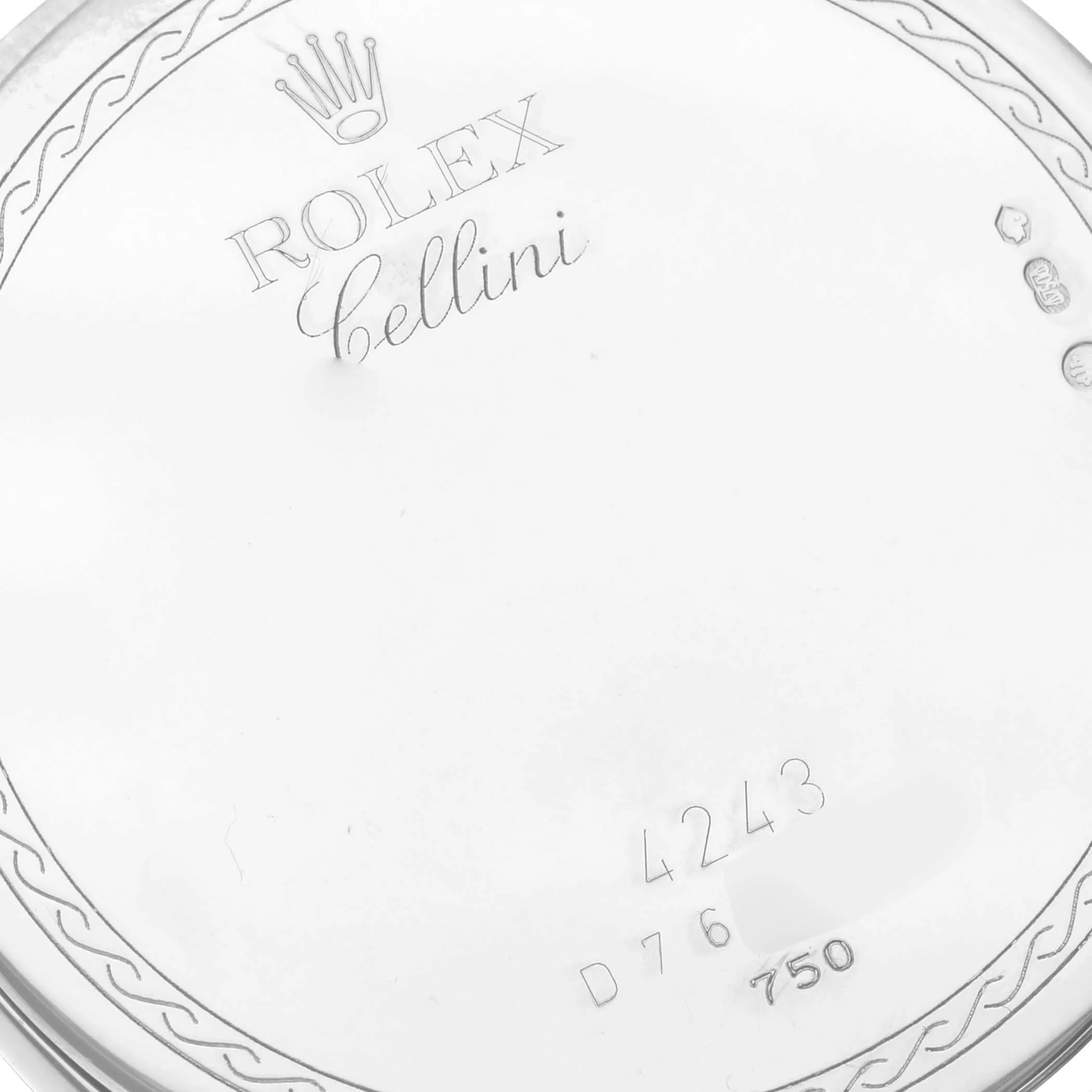 Rolex Cellini Danaos 4243 38mm White gold White 7