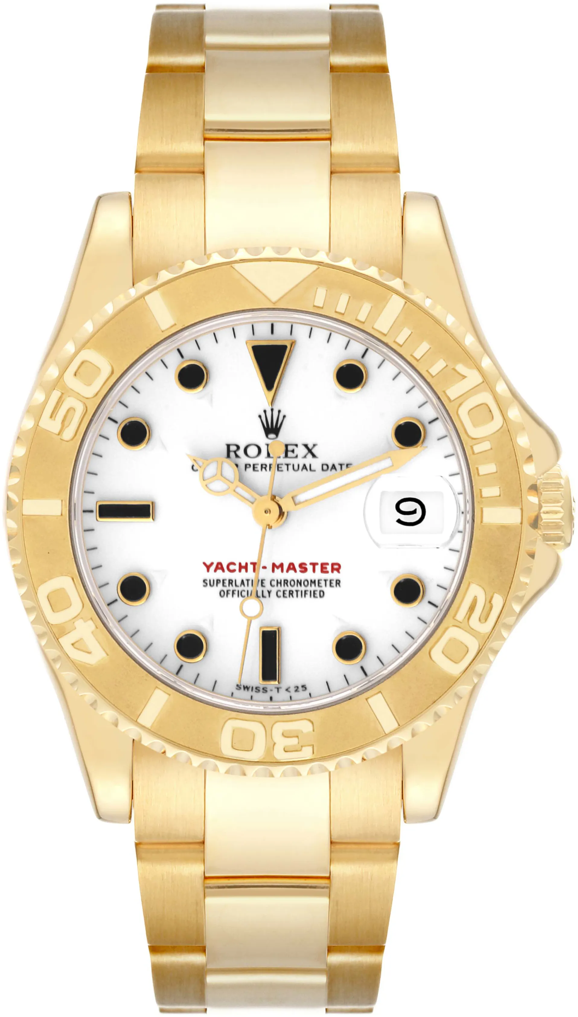 Rolex Yacht-Master 68628 35mm Yellow gold White