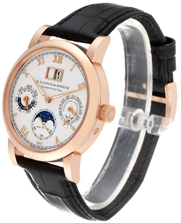 A. Lange & Söhne Langematik 310.032 38.5mm Rose gold Silver 1