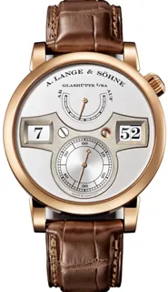 A. Lange & Söhne Zeitwerk 140.032 Rose gold Silver