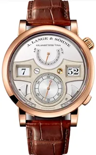 A. Lange & Söhne Zeitwerk 145.032 Rose gold Silver