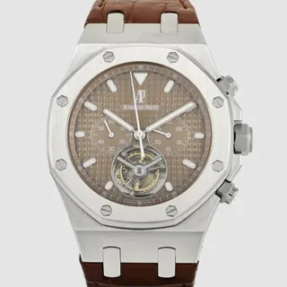 Audemars Piguet Royal Oak Tourbillon 25977ST.OO.D082CR.01 Stainless steel Brown