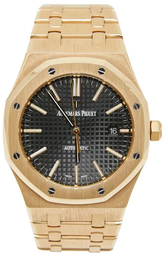 Audemars Piguet Royal Oak 15400OR.OO.1220OR.01 41mm Rose gold Black