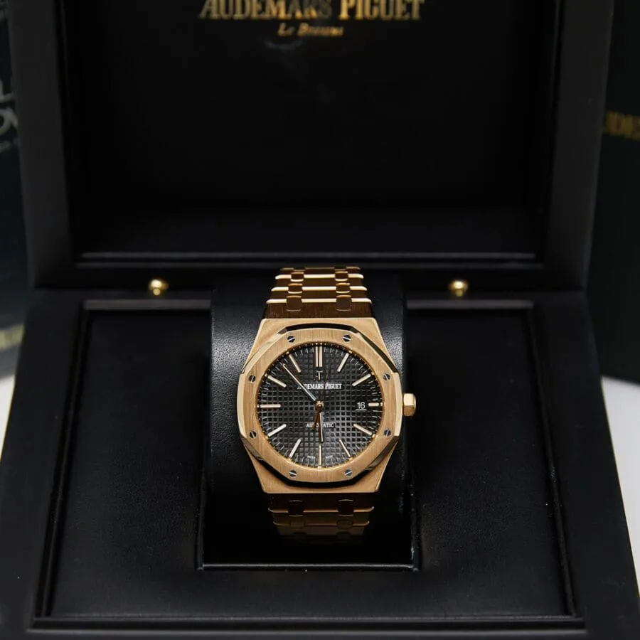 Audemars Piguet Royal Oak 15400OR.OO.1220OR.01 41mm Rose gold Black 3