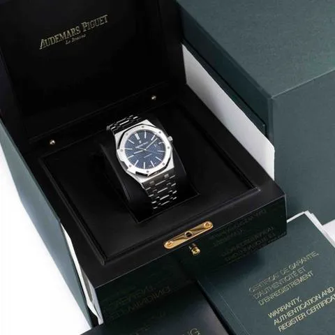 Audemars Piguet Royal Oak 15400ST.OO.1220ST.03 41mm Stainless steel Blue 5