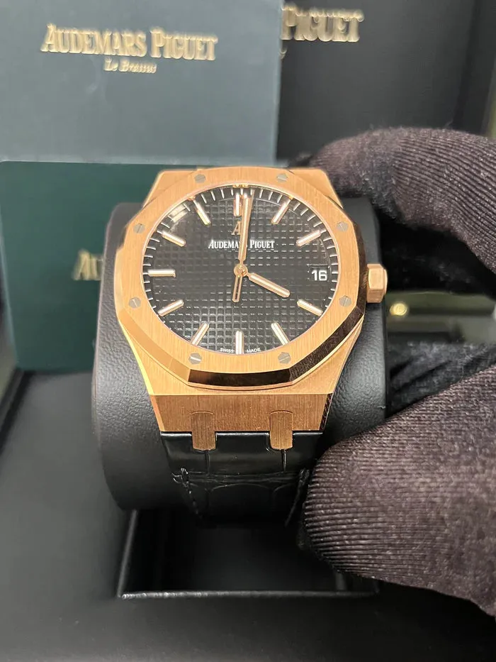 Audemars Piguet Royal Oak 15500OR.OO.D002CR.01 41mm Rose gold Black 1