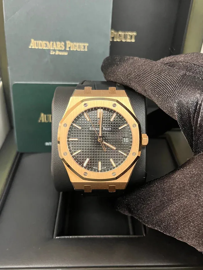 Audemars Piguet Royal Oak 15500OR.OO.D002CR.01 41mm Rose gold Black 5