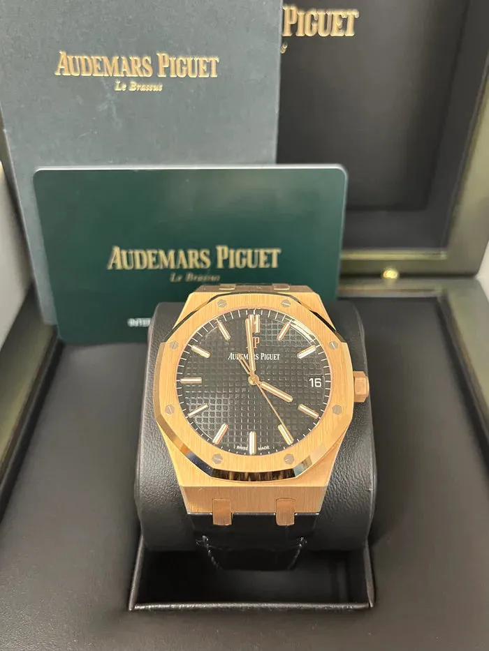 Audemars Piguet Royal Oak 15500OR.OO.D002CR.01 41mm Rose gold Black 9