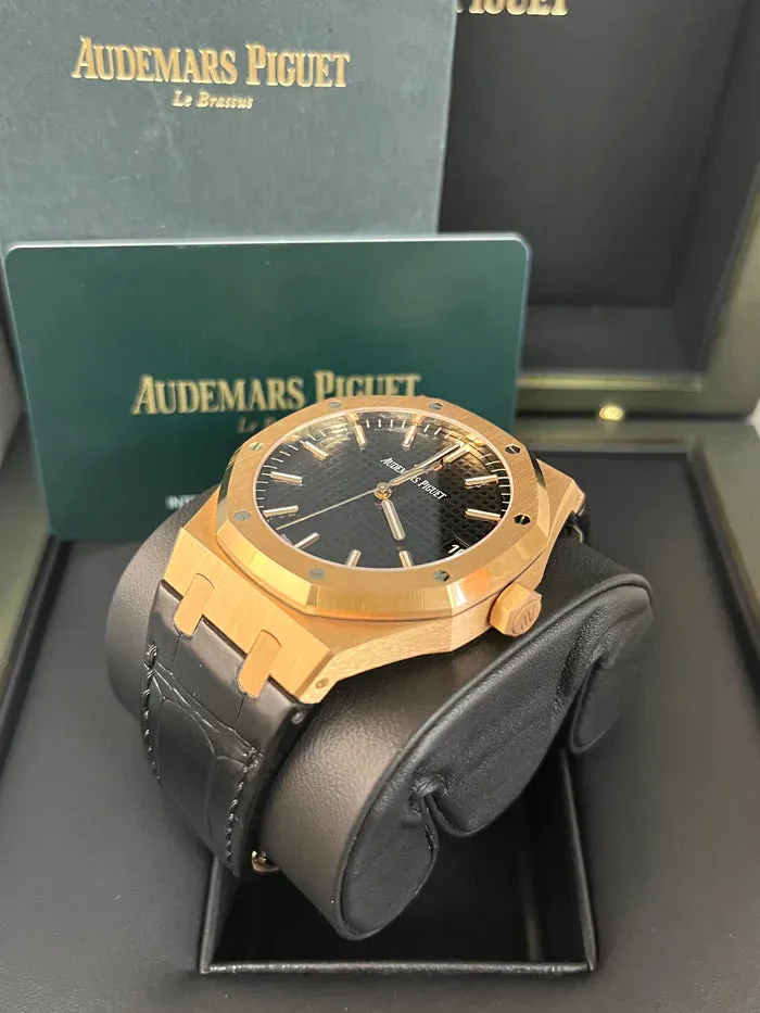 Audemars Piguet Royal Oak 15500OR.OO.D002CR.01 41mm Rose gold Black 11