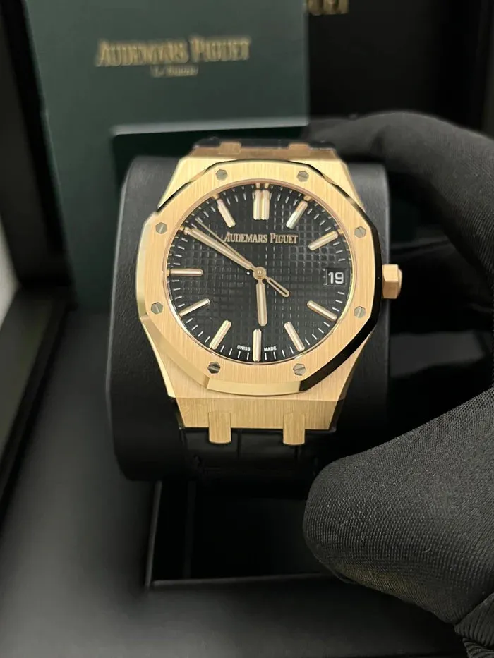 Audemars Piguet Royal Oak 15510OR.OO.D002CR.01 41mm Rose gold Black 3