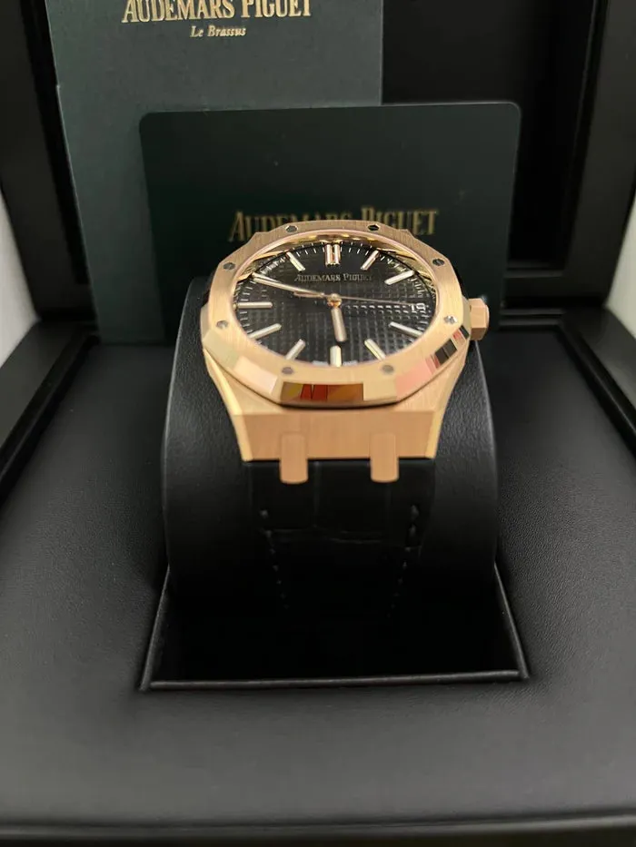 Audemars Piguet Royal Oak 15510OR.OO.D002CR.01 41mm Rose gold Black 6