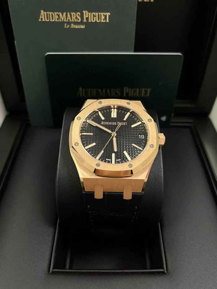 Audemars Piguet Royal Oak 15510OR.OO.D002CR.01 41mm Rose gold Black 7