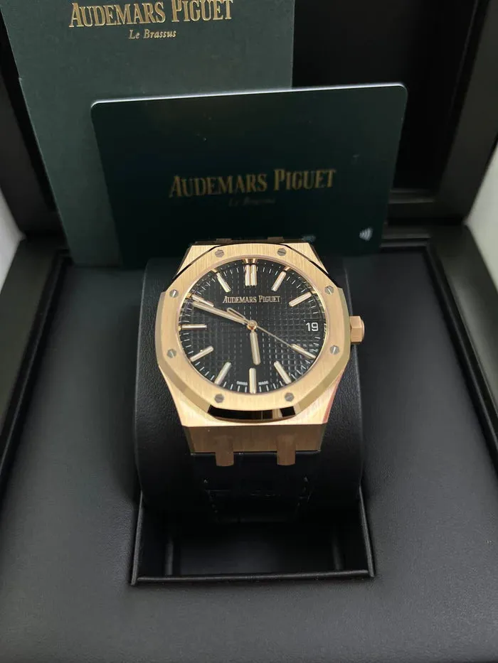 Audemars Piguet Royal Oak 15510OR.OO.D002CR.01 41mm Rose gold Black 11