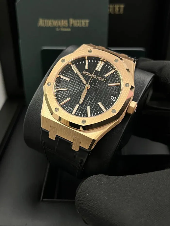 Audemars Piguet Royal Oak 15510OR.OO.D002CR.01 41mm Rose gold Black 13