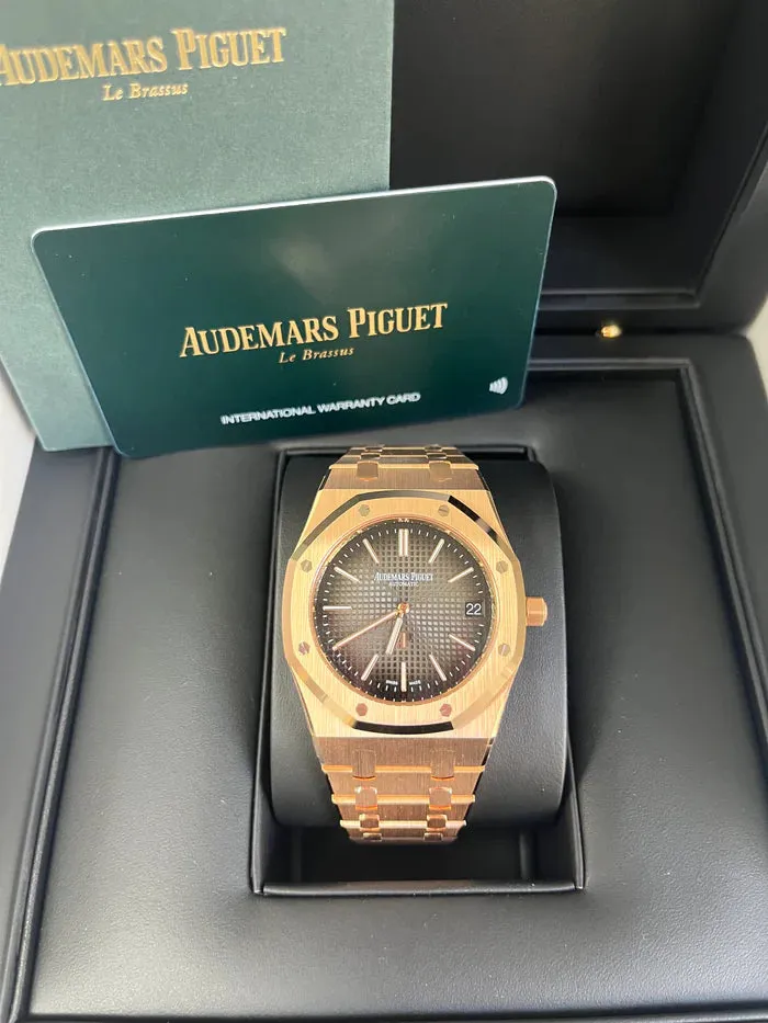 Audemars Piguet Royal Oak 16202OR.OO.1240OR.02 Rose gold Smoked gray 3