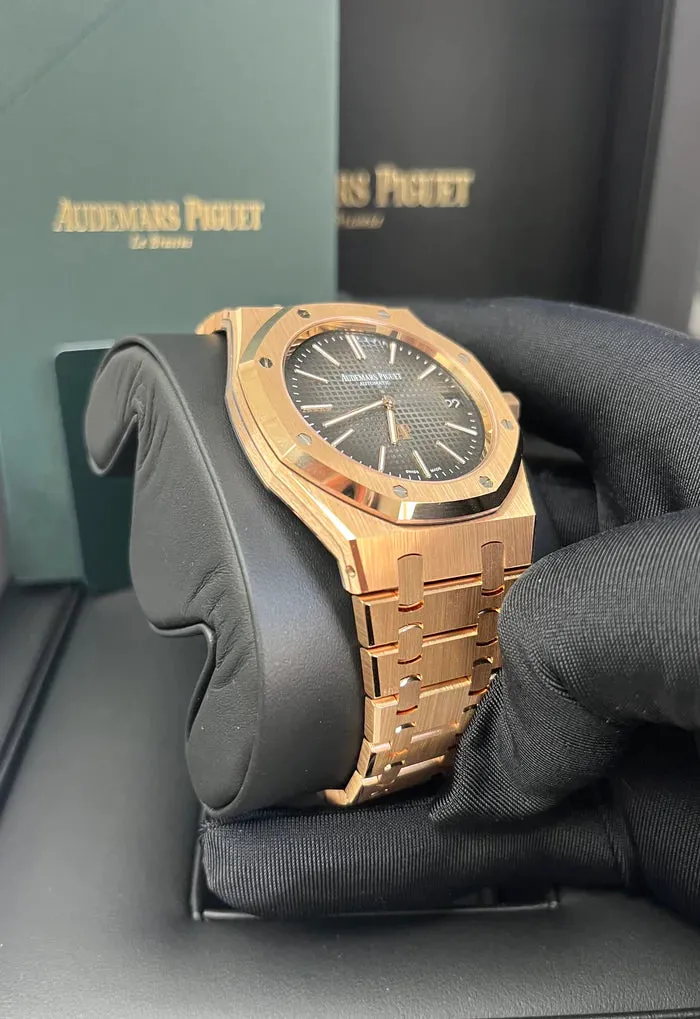 Audemars Piguet Royal Oak 16202OR.OO.1240OR.02 Rose gold Smoked gray 6