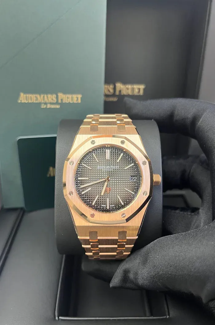 Audemars Piguet Royal Oak 16202OR.OO.1240OR.02 Rose gold Smoked gray 8