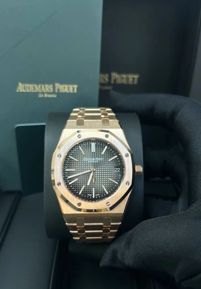 Audemars Piguet Royal Oak 16202OR.OO.1240OR.02 Rose gold Smoked gray 9