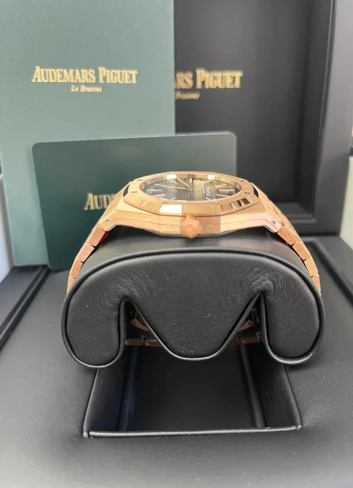 Audemars Piguet Royal Oak 16202OR.OO.1240OR.02 Rose gold Smoked gray 12