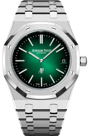 Audemars Piguet Royal Oak 16202PT.OO.1240PT.01 39mm Platinum Green