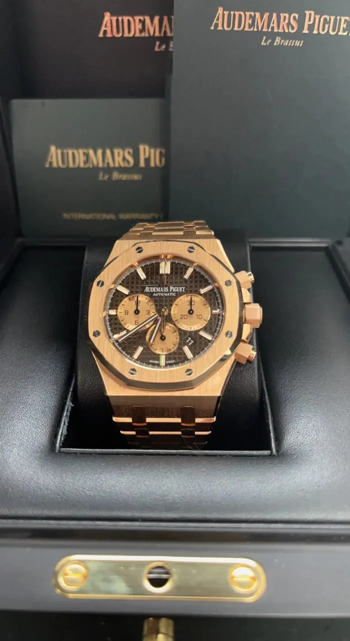 Audemars Piguet Royal Oak 26239OR.OO.1220OR.02 Rose gold Brown 1